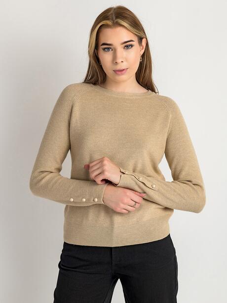 Sweter z ozdobnymi rękawami