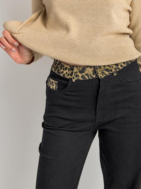 Spodnie z ozdobnymi wstawkami