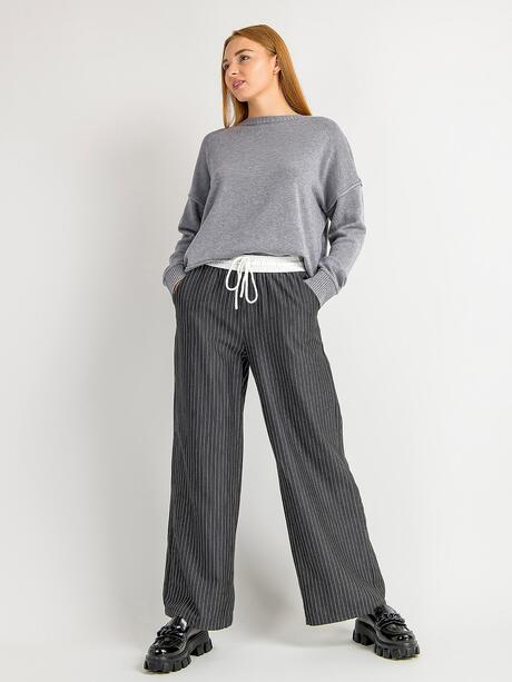 Szerokie spodnie w paski