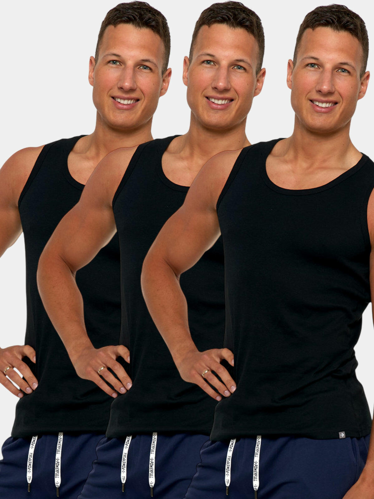 Podkoszulek bawełniany 3-pak 2XL