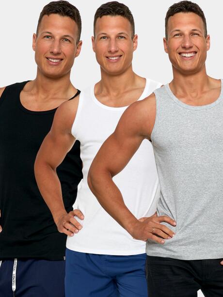 Podkoszulek bawełniany 3-pak L